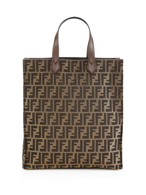 fendi shopping bag tote|fendi monogram shopper tote.